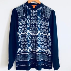 Bandanna print blouse